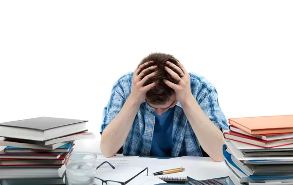 Wing Institute Frustrated Student