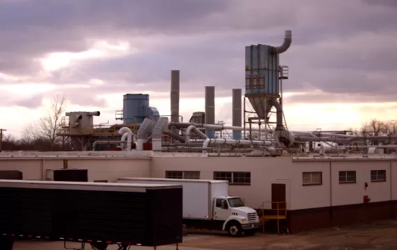 Small industrial plant