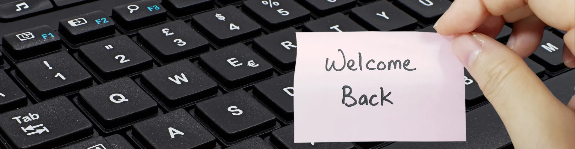 Welcome Back Banner