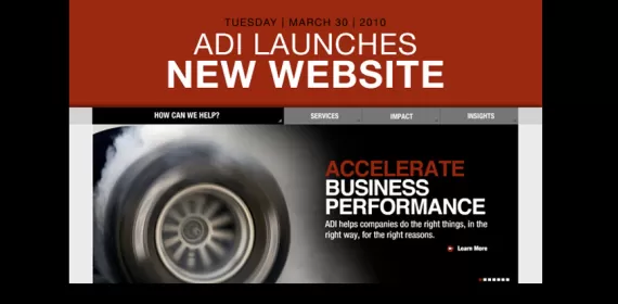 ADI launches new website