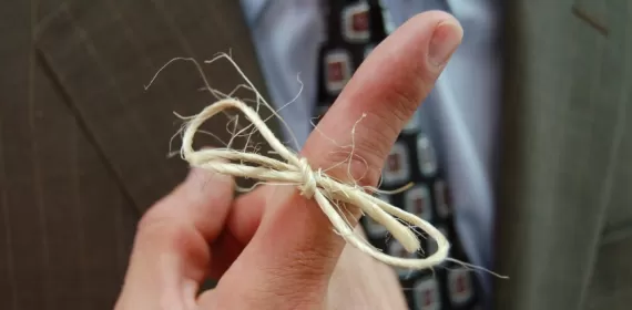 Beyond a string around finger