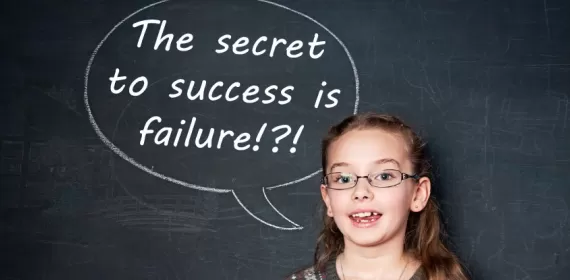 The secret to success is failure?