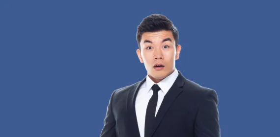 Curious Businessman