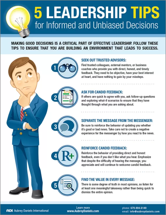 5 Leadership Tips for Informed and Unbiased Decisions
