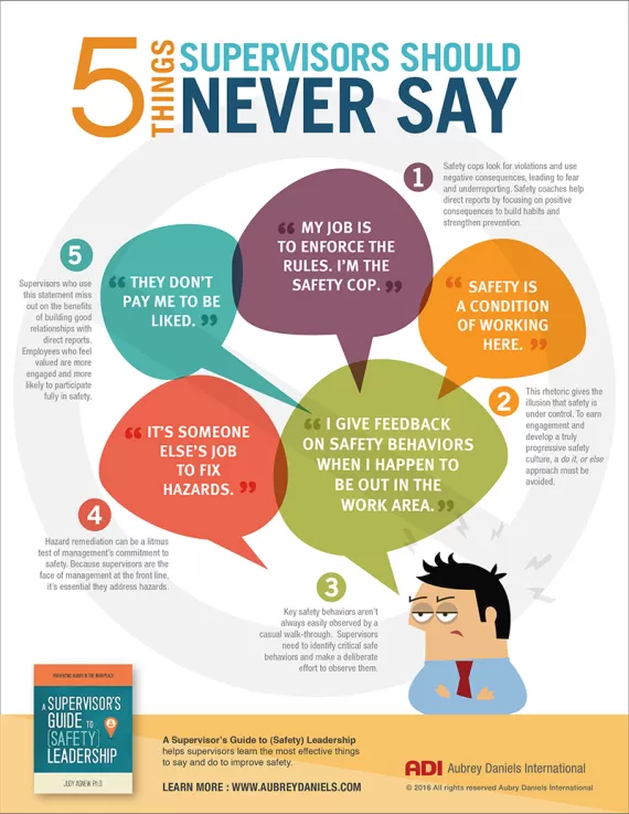 5 Things Supervisors Should Never Say